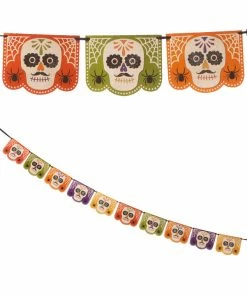 Bethany Lowe Sugar Skull Garland New!