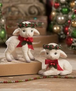 Bethany Lowe Sweet Christmas Lambs New!