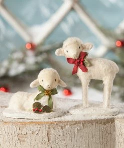 Bethany Lowe Sweet Christmas Lambs New!