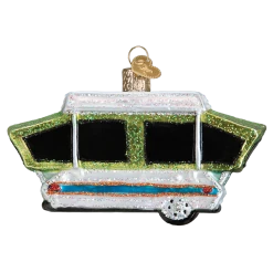 Old World Christmas Tent Camper Ornament