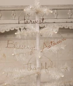 Bethany Lowe Cursive Fall Word Ornaments
