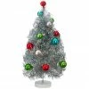 Raz New! Tinsel Tree With Ball Ornaments