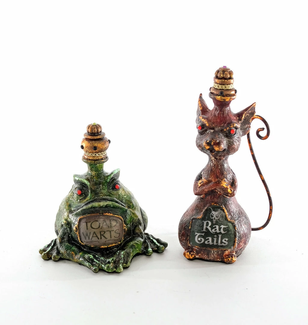 Katherine's Collection Toad Warts & Rat Tails Potion Bottles 4 Katherine's Collection Toad Warts & Rat Tails Potion Bottles