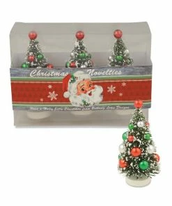 Bethany Lowe Traditional Mini Bottle Brush Trees