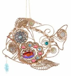 Katherine's Collection Jeweled Sun Fish Ornament New!