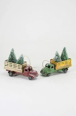 Cody Foster Tin Tree Farm Truck Ornament