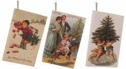 ShiShi Victorian Christmas Card Ornaments