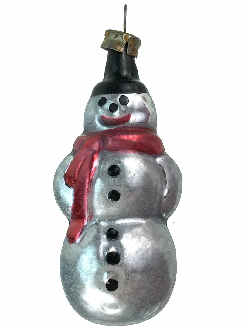 Nostalgie Christbaumschmuck Vintage Patina Small Snowman Ornament Christmas 3 Nostalgie Christbaumschmuck Vintage Patina Small Snowman Ornament Christmas