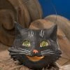 Bethany Lowe New! Vintage Happy Cat Bucket, Paper Mache