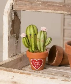 Bethany Lowe Valentine Prickly Pair Cactus Couple New!