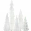 Cody Foster New! White Candy Glass Trees, Large