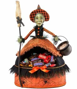 Katherine's Collection Lylah Witch Candy Container New!