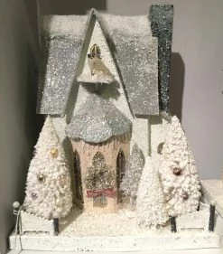 Cody Foster New! Woodland Forest Cottage Putz House