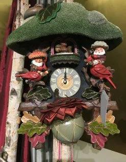 Katherine's Collection Woodlanders Cuckoo Clock Display