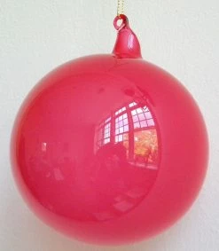 Winward Jim Marvin Rose Bubblegum Glass Ornaments