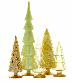 Cody Foster New! Yellow Candy Glass Trees, Large
