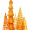 Cody Foster Yellow Orange Candy Glass Trees, Large New!